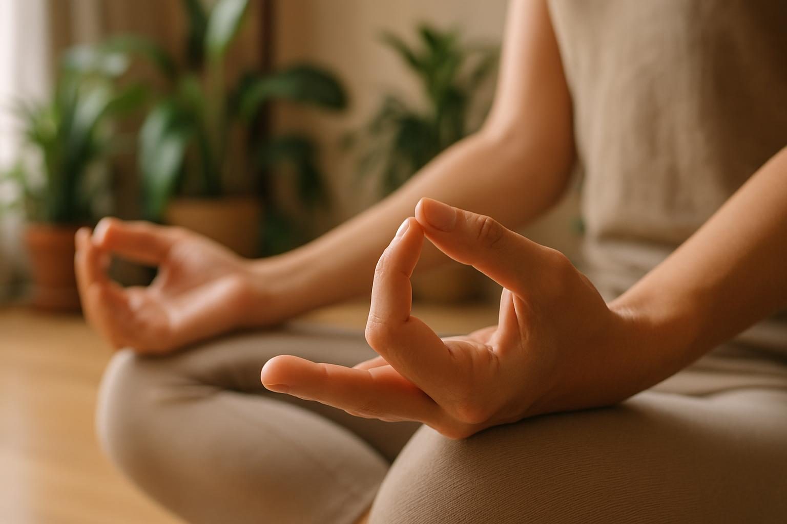 Symbolbild zu Stressreduktion durch Yoga vor einem Auswanderungsprojekt